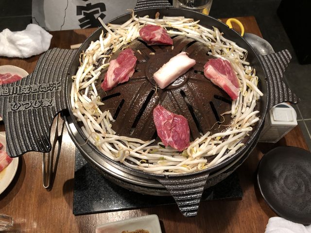 取ってが北海道の形_旭川成吉思汗 ひつじ家