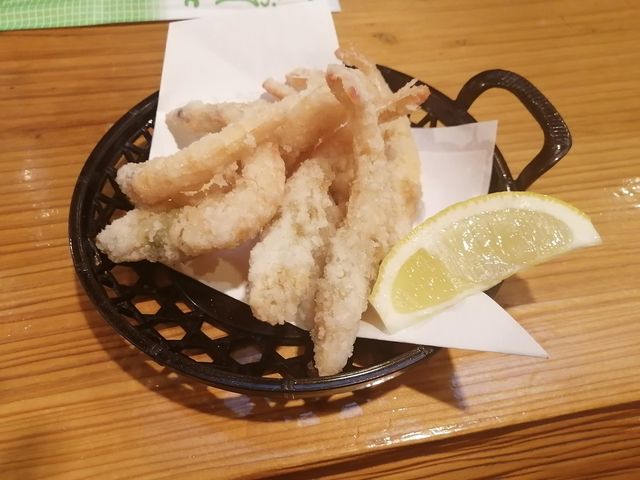 川エビの唐揚げ_なべ割
