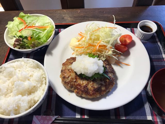おろしハンバーグ_カフェ蔵