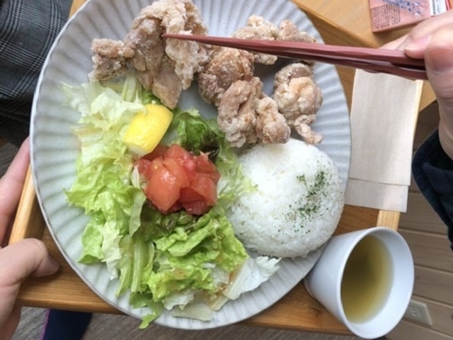 唐揚げ定食 うまい_コトリの湯
