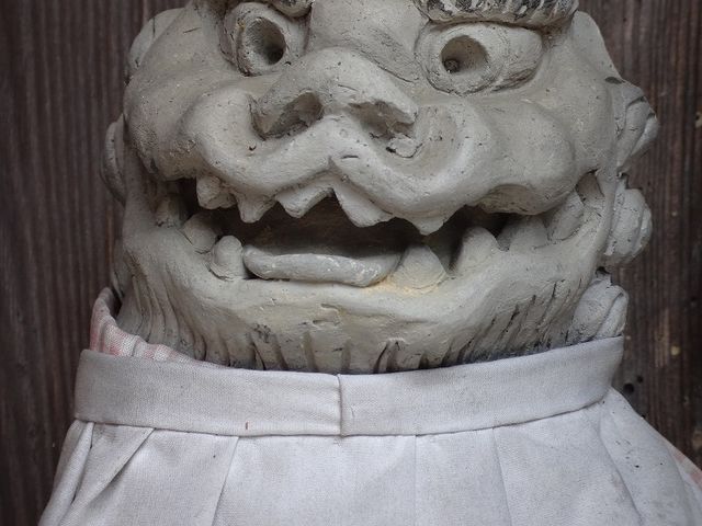 狛犬です。_波豆八幡神社