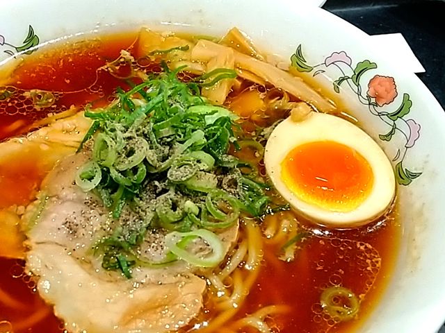 あっさり美味しい醤油ラーメン_餃子の王将 アリオ川口フードコート店