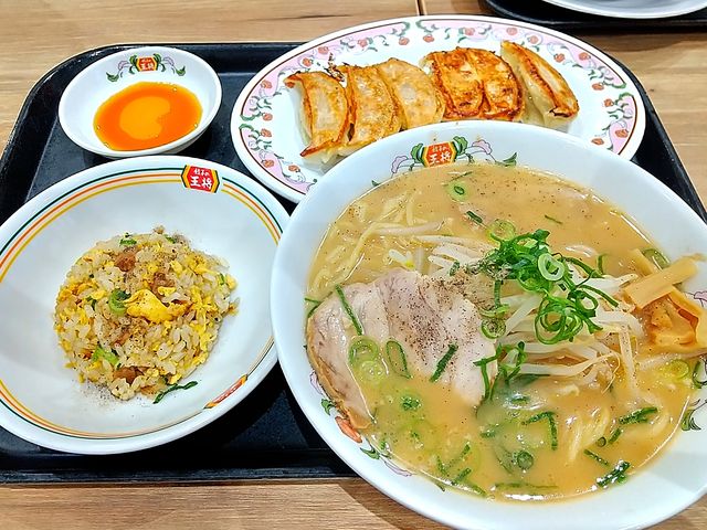 ミニ炒飯と餃子の王将ラーメンセット_餃子の王将 アリオ川口フードコート店