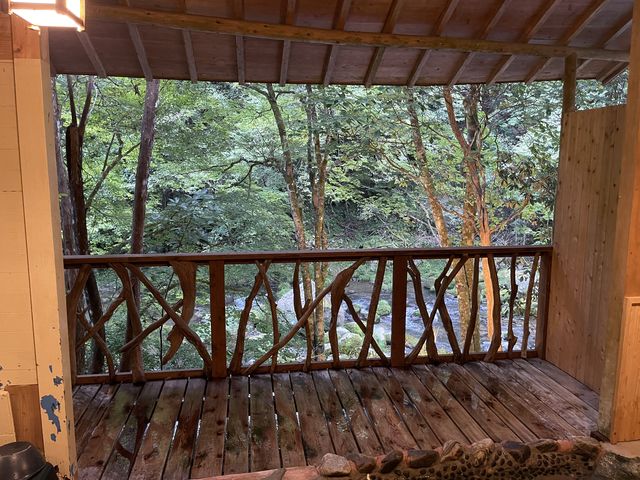 貸切露天風呂_渓流荘キャンプ場