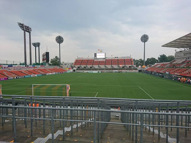 仕事で行った試合前のサポーターがいないNACK5_NACK5スタジアム大宮