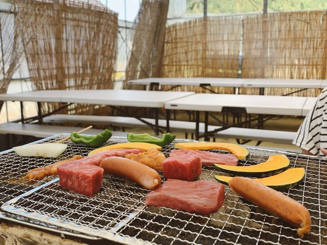 炭火焼きでとても美味しいです。_知多牛工房 牛小屋