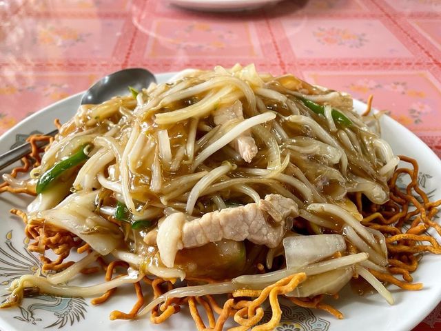 かた焼きそばです。_唐人