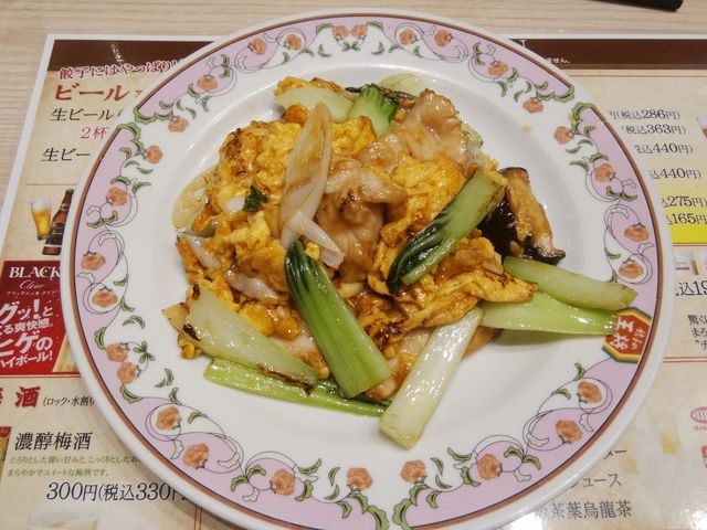 2022年5月限定の「ふんわり玉子炒め」です。おいしかったです。_餃子の王将 アリオ葛西店