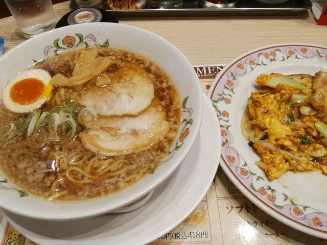 久しぶりの「醤油ラーメン」も堪能しました。_餃子の王将 アリオ葛西店