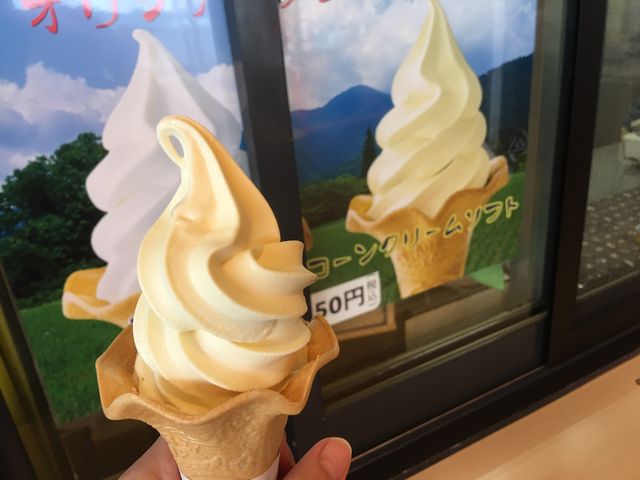 コーンソフトクリーム_道の駅 すごう