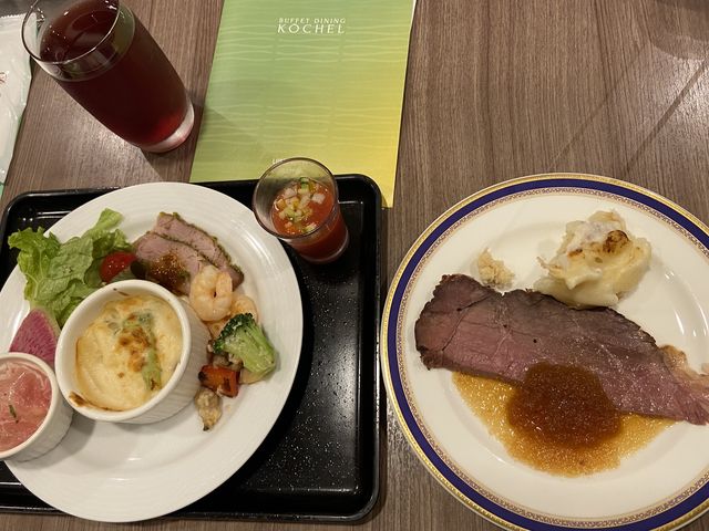 ローストビーフは美味しかったです。_新横浜プリンスホテル