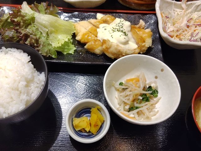チキン南蛮定食_もも焼き 伴鳥 ばんちょう 博多