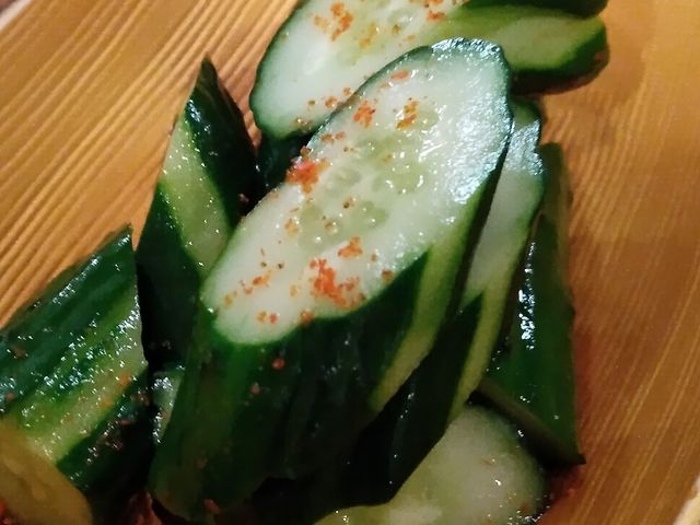 漬け物)キュウリ・450円_朝までダイニング SHIRUSHI