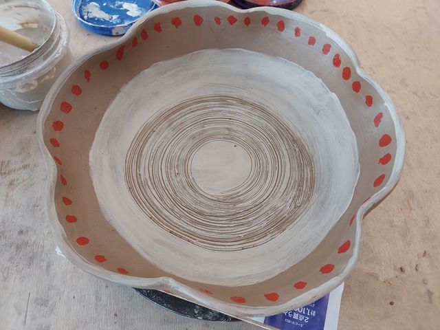 大鉢を作りました。_do陶芸館