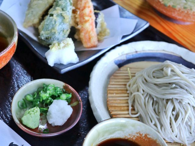 天ぷらそば_そば処 黒田園