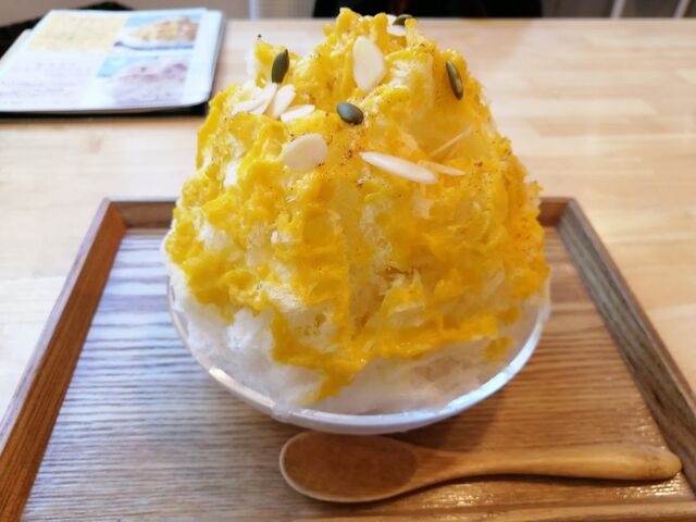かき氷(かぼちゃ)_おちゃのこ