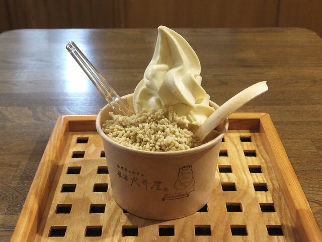 栗粉ソフト_飛騨大井屋