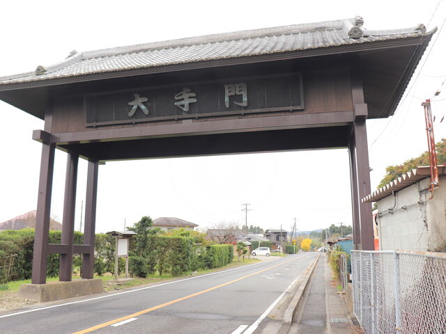 大多喜城大手門