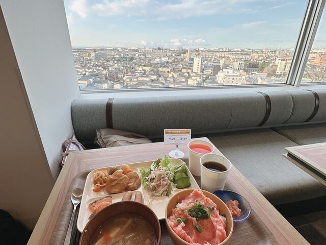 自分で好きなだけ盛り付けができるネギトロ丼_ベッセルイン京成津田沼駅前 朝食ビュッフェ