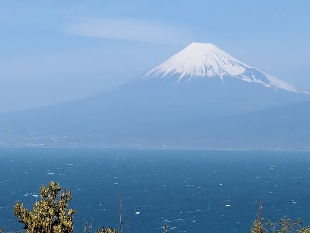 富士山が綺麗でした_出逢い岬