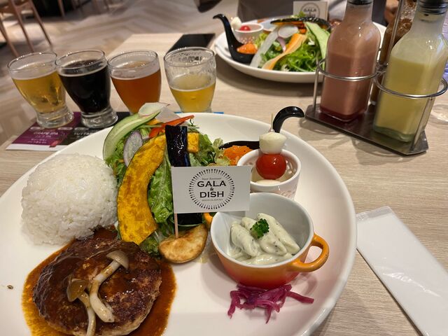 豚のハンバーグ_GALA&DISH べんがら村