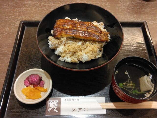 鰻丼「並」です。_江戸川 近鉄京都駅店