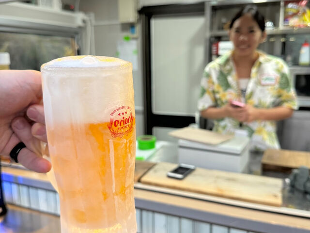 沖縄といえばオリオンビール_与那国むんぶカフェ&バー