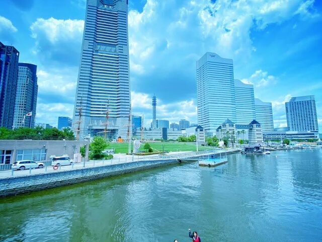 天気が良くて良かった。
すごくきれい_横浜SUP倶楽部