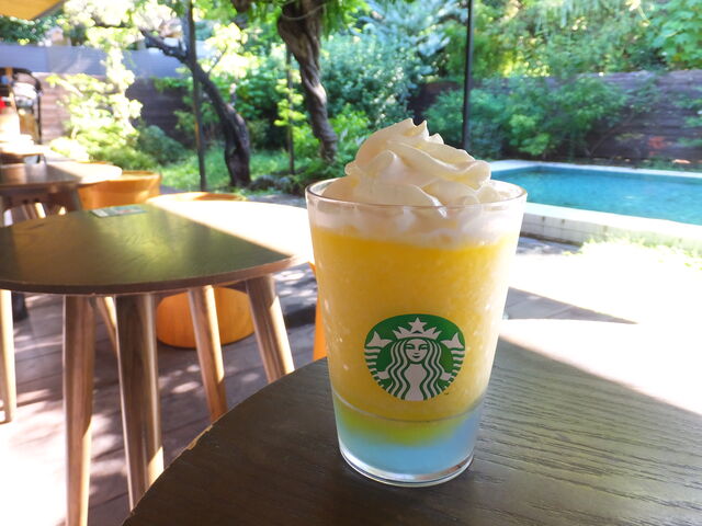 パイナップルのフラペチーノ_スターバックス・コーヒー 鎌倉御成町店