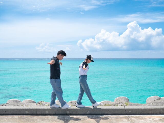宮古の素晴らしい所で撮影ができて大満足です!!
写真を何回も見返すぐらい幸せです♪_宮古島マリン GB QUEST