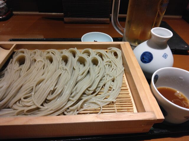 おいしいおいしい「へぎそば」です。_越後長岡小嶋屋 CoCoLo新潟南館店