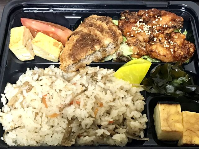 団体でお弁当も頼みました!地元の素材にこだわったメニューでした_cafe&barくりとくら