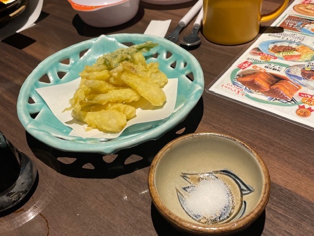 島ラッキョウの天ぷら_ぱいかじ 沖縄本店