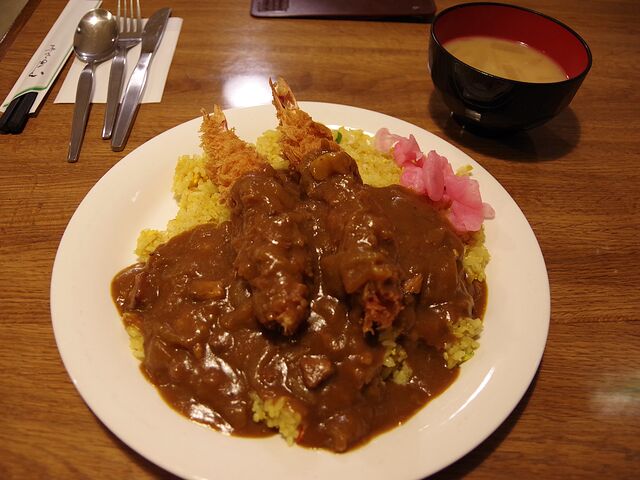 エビフライカルカッタ_さぼーる