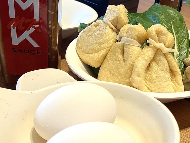雑炊に卵_MKレストラン中間店