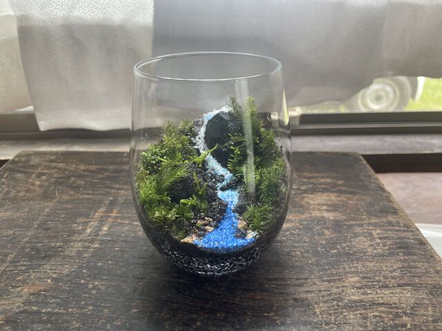 写真の後に別料金のフィギアを購入して配置すると、さらにかわいいく仕上がりました。_green shop いぶき