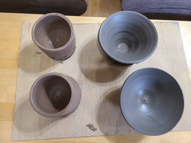 上段湯呑み 主人 茶碗は、私
下段湯呑み 甥っ子 茶碗弟
_湘南気分