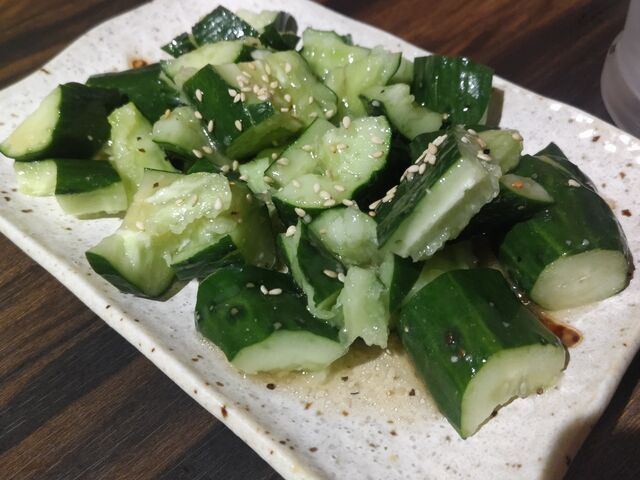叩ききゅうり_居酒屋 よろず庵 八王子店