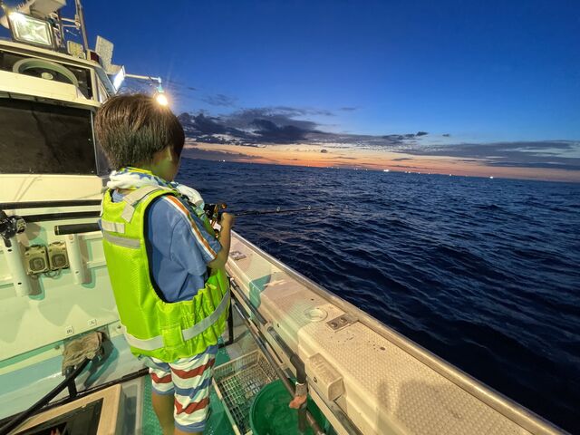 天気が良くて波がなければ本当に快適で素晴らしい環境です_山陰 義孝丸