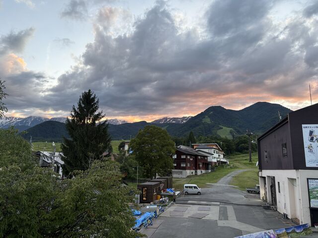 夕暮れがとても綺麗でした!_UNPLAN Village Hakuba