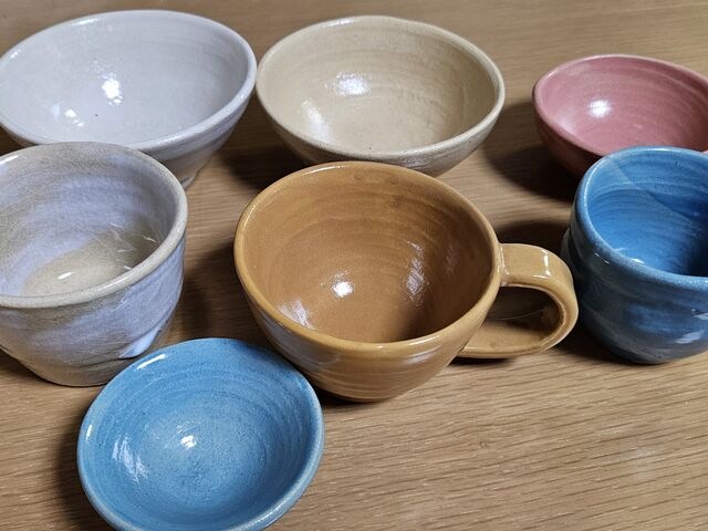 基本1人2個までですが土が余った人は500円追加でもう1個焼いてくれます。_陶芸工房 土の夢