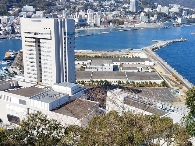 ロープウェイ上から_ホテルマウント富士