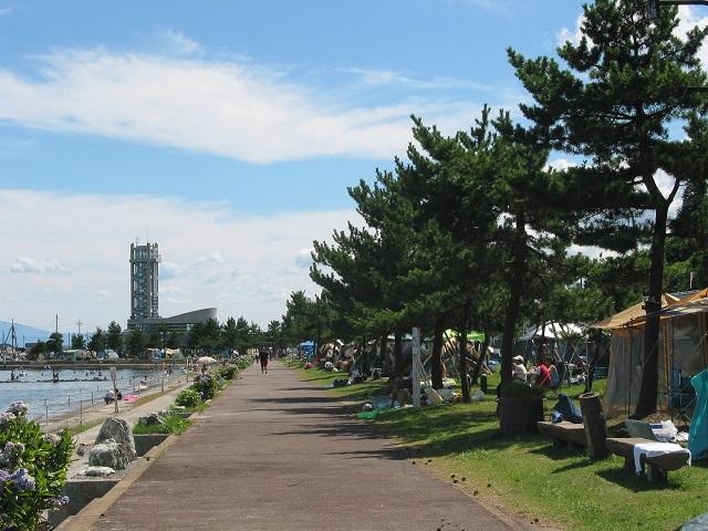 外ヶ浜町観瀾山公園海水浴場キャンプ場の写真1