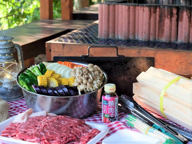 【BBQセット・牛肉】 こちらが、プラン料金に含まれています♪_長瀞オートキャンプ場
