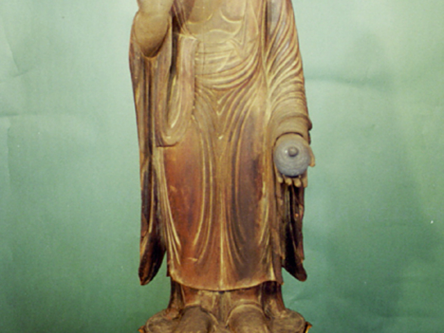 阿弥陀寺木造薬師如来立像の写真1