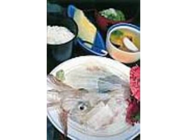 玄海のイカを使った『鐘崎名産イカ定食』_和風レストランやひろ