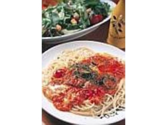 人気のパスタ『モッツアレラチーズとナス』_クーシ