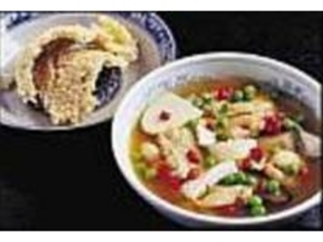 トロ〜リ熱々の『五目おこげ』はオススメ!_中信会館 龍胆