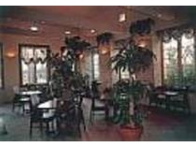 テラス席も用意。春・秋はバラが満開に_Gotham Cafe Restaurant