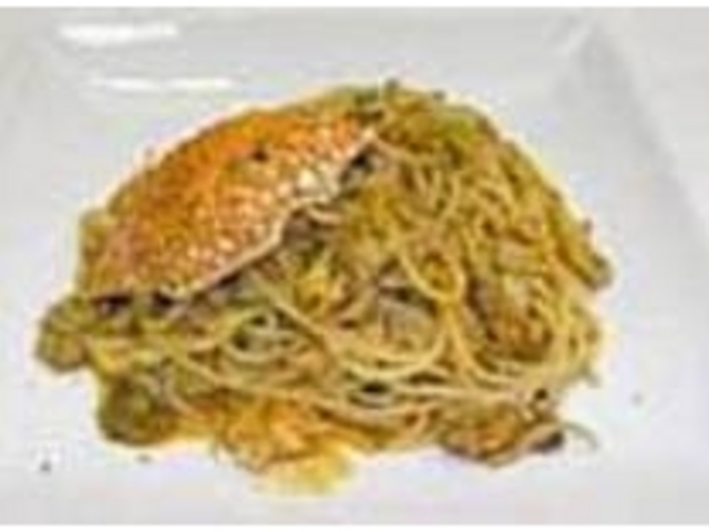 『ワタリガニとキノコのスパゲッティ』_トラットリア・アリエッタ